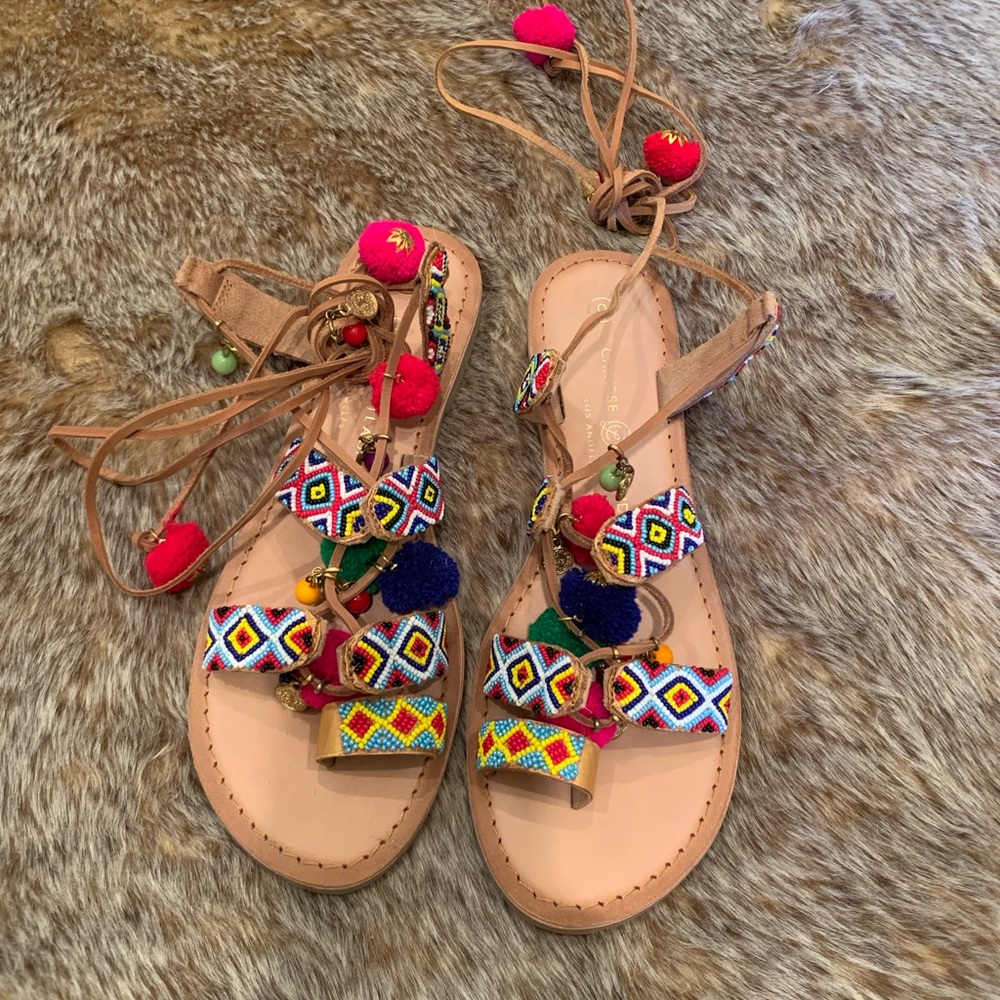Chinese Laundry Pom Pom Sandal